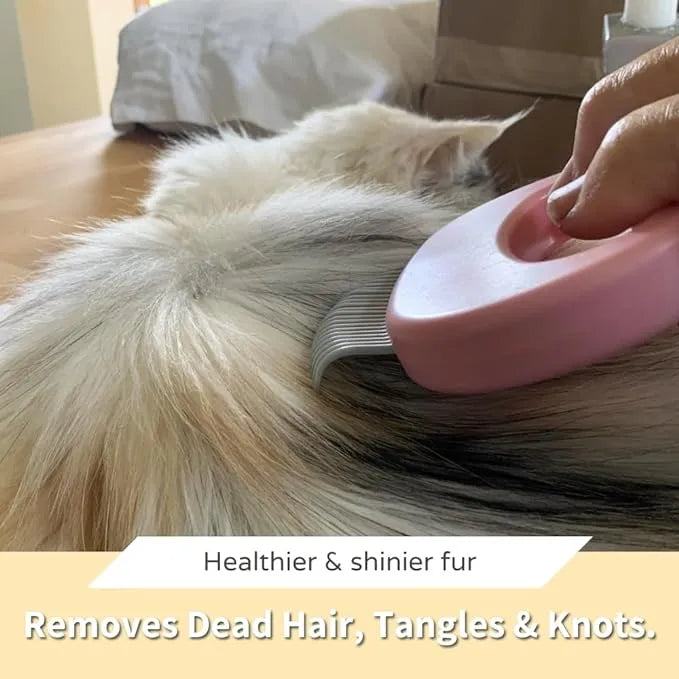 Cat Hair Removal Massaging Shell Comb Twist Shop En